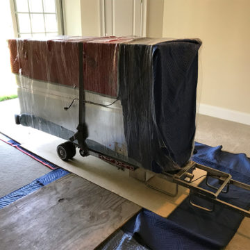 moving fridge