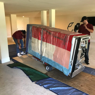 moving fridge