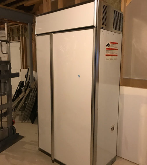 moving fridge