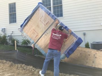 moving wine fridge