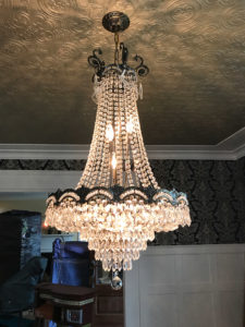 moving chandelier