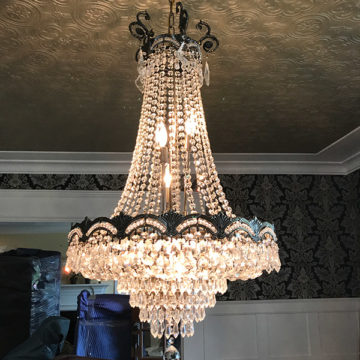 moving chandelier