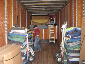 Our professionals carry all of the right moving materials so your belongings are secured safely in our vehicles.