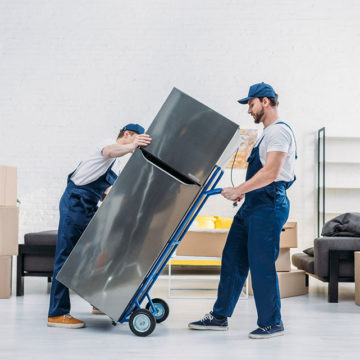 moving a fridge