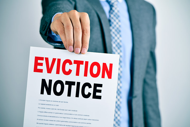 eviction notice sign