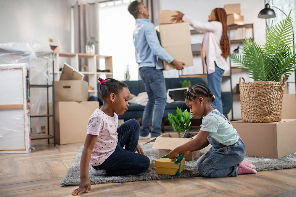 moving with kids